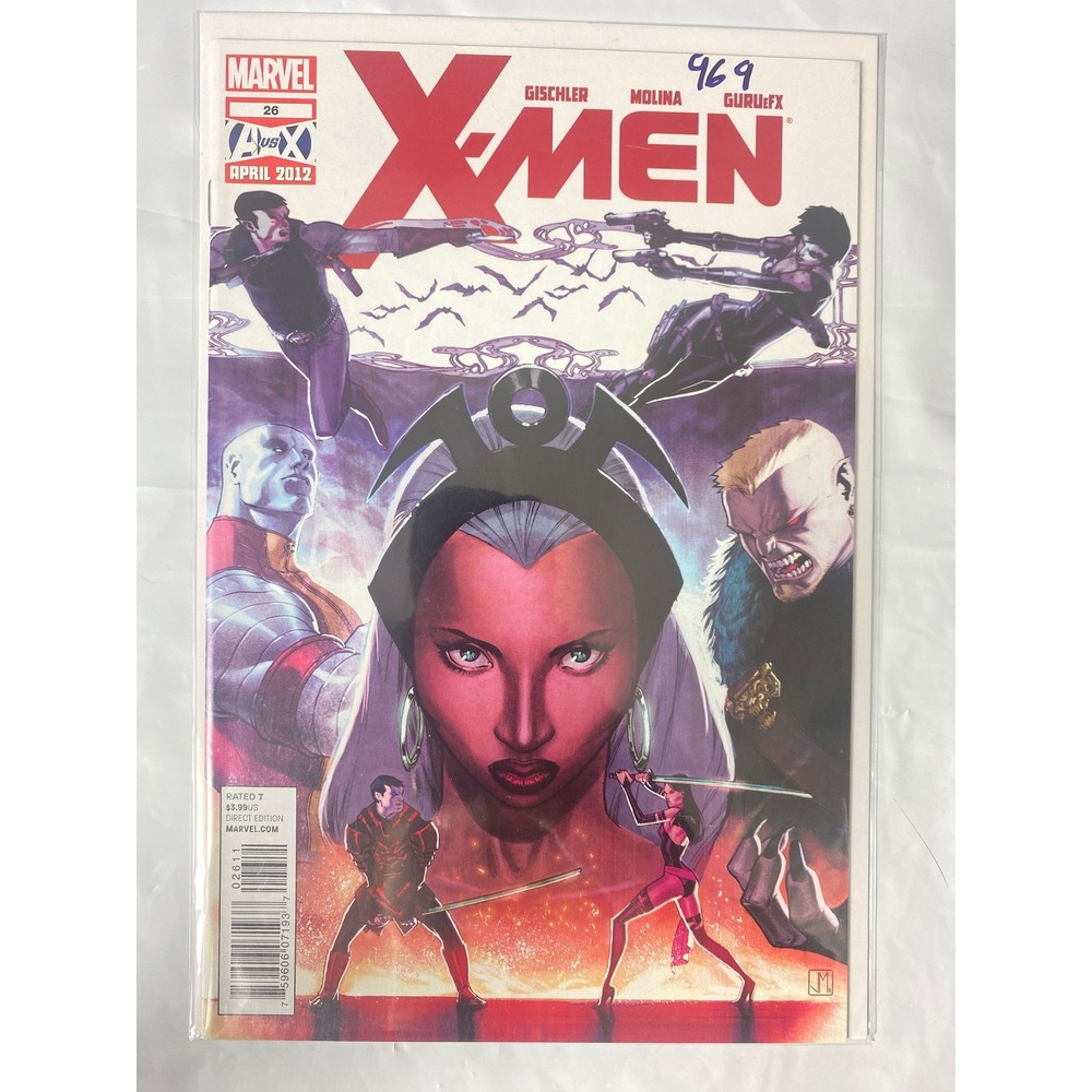 Marvel X-Men 26 April 2012 Victor Gischler Jorge Molina Storm Colossus Cover